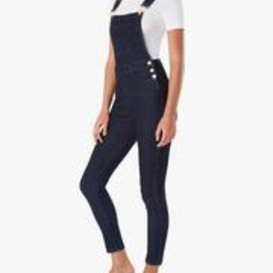NWT-We Wore What - HIGH-RISE SKINNY DENIM OVERALLS